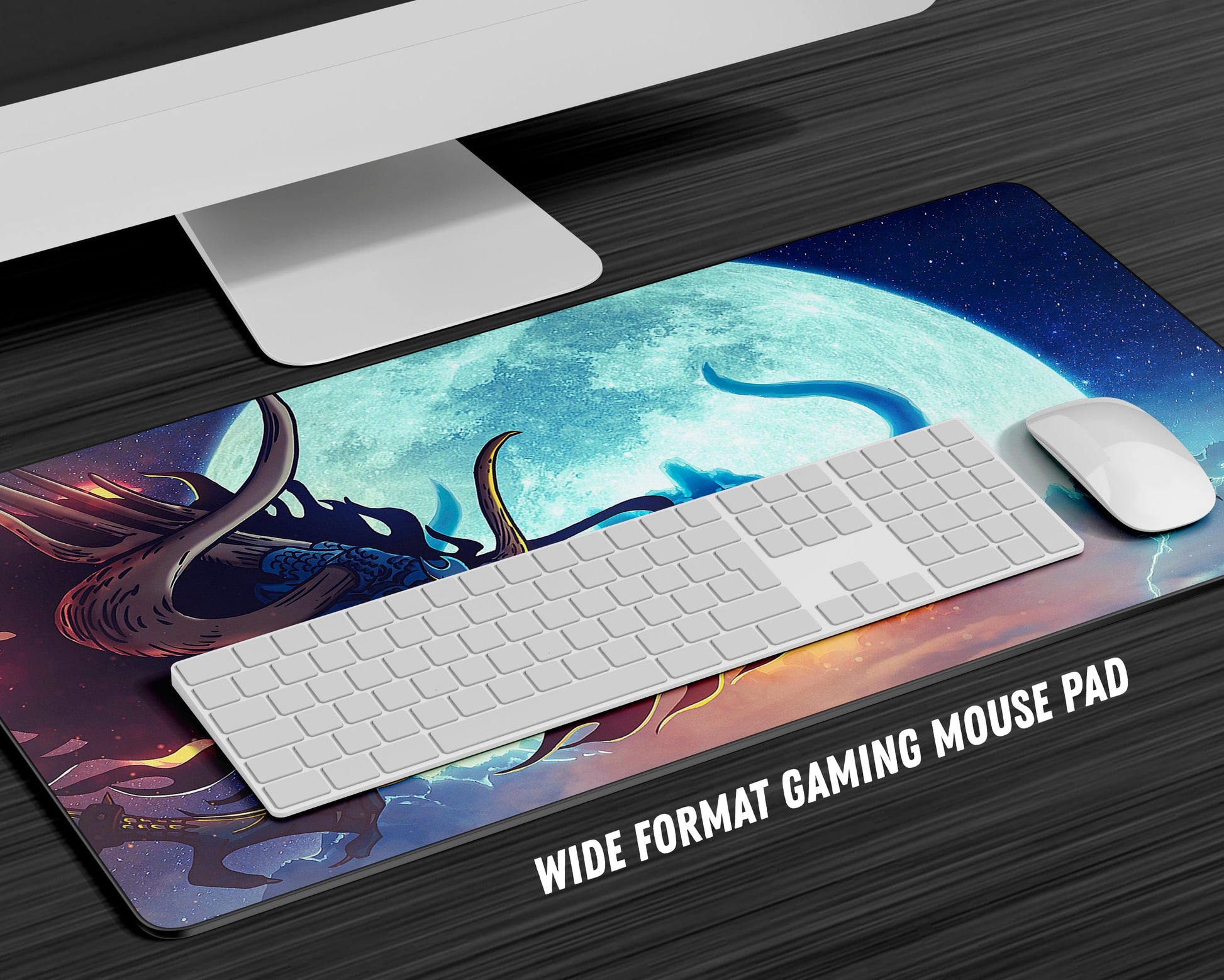 Anime Town Creations Mouse Pad One Piece Kaido Dragon Gaming Mouse Pad Accessories - Anime One Piece Gaming Mouse Pad