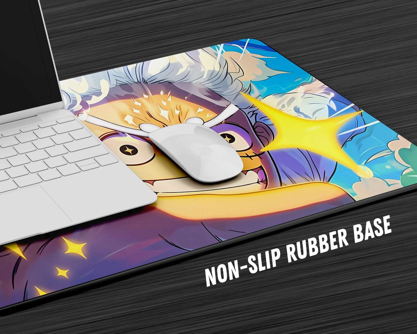 Anime Town Creations Mouse Pad One Piece Luffy Gear 5 Joyboy Gaming Mouse Pad Accessories - Anime One Piece Gaming Mouse Pad