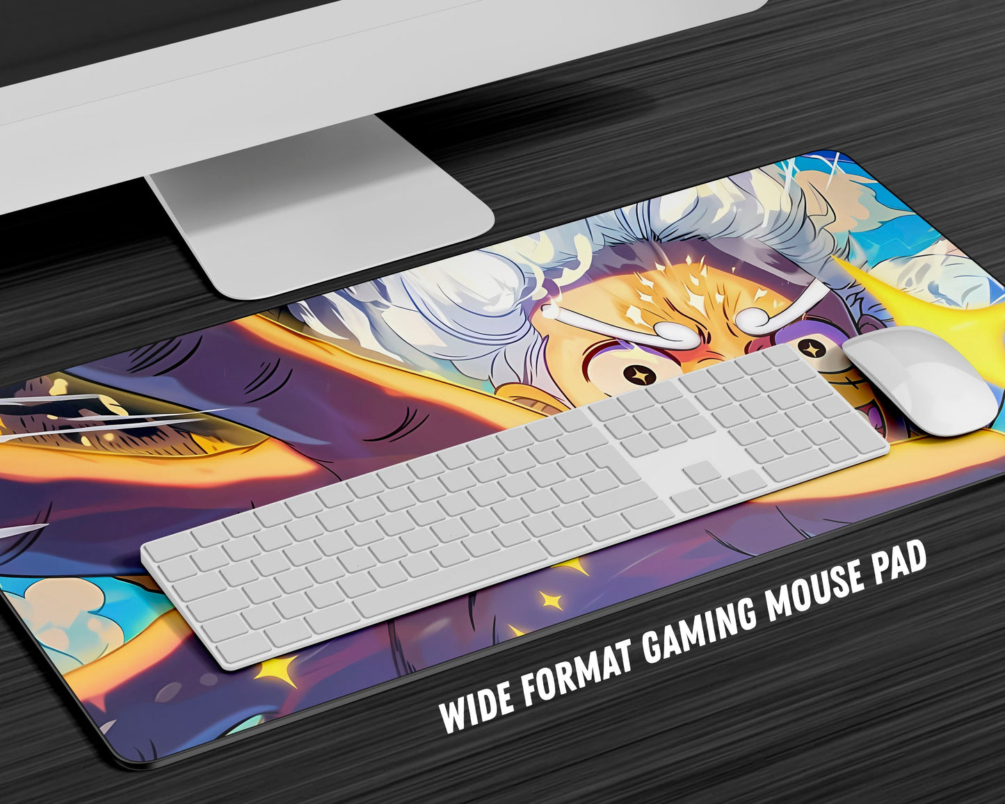 Anime Town Creations Mouse Pad One Piece Luffy Gear 5 Joyboy Gaming Mouse Pad Accessories - Anime One Piece Gaming Mouse Pad