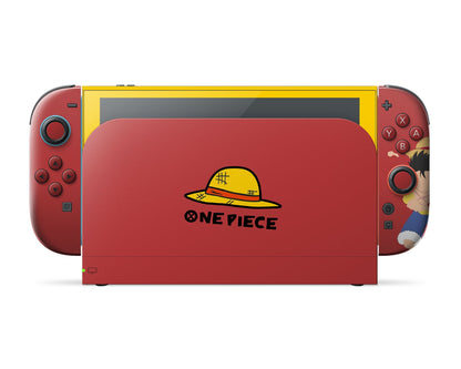 Anime Town Creations Nintendo Switch 2 Luffy One Piece Vinyl only Skins - Anime One Piece Switch 2 Skin