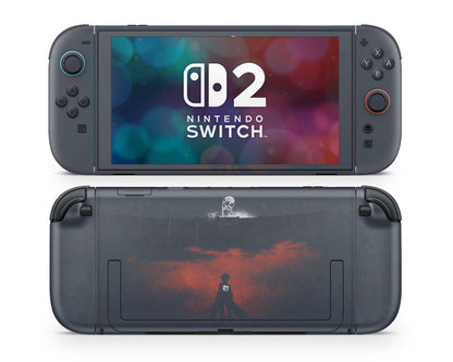 Anime Town Creations Nintendo Switch 2 Attack on Titan Wall Vinyl only Skins - Anime Attack on Titan Switch 2 Skin