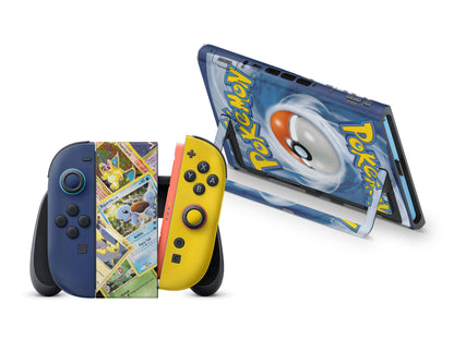 Anime Town Creations Nintendo Switch 2 Pokemon Card Vinyl +Tempered Glass Skins - Anime Pokemon Switch 2 Skin