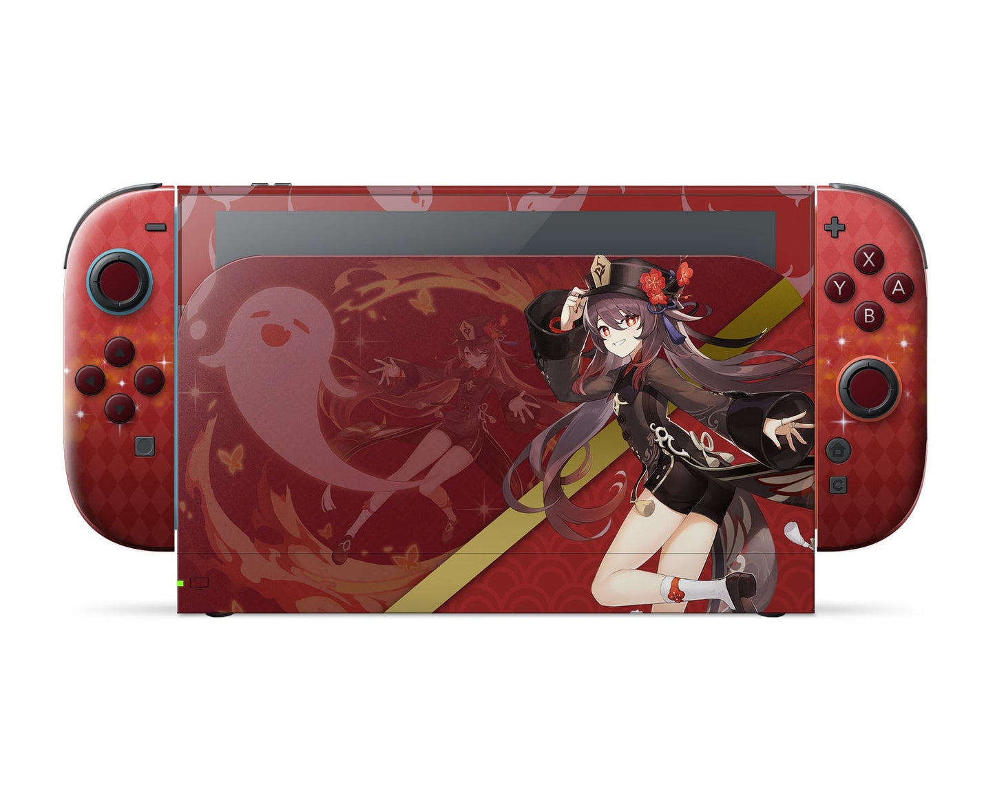 Anime Town Creations Nintendo Switch 2 Genshin Impact Hu Tao Vinyl only Skins - Anime Genshin Impact  Switch 2 Skin