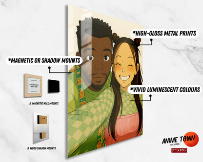 Custom S. Ghibli Style Metal Poster - Transform Your Photo into Art