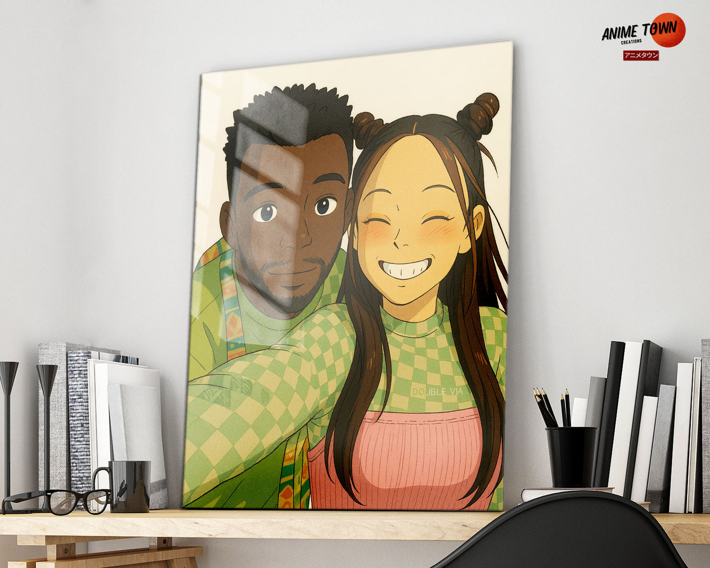 Custom S. Ghibli Style Metal Poster - Transform Your Photo into Art
