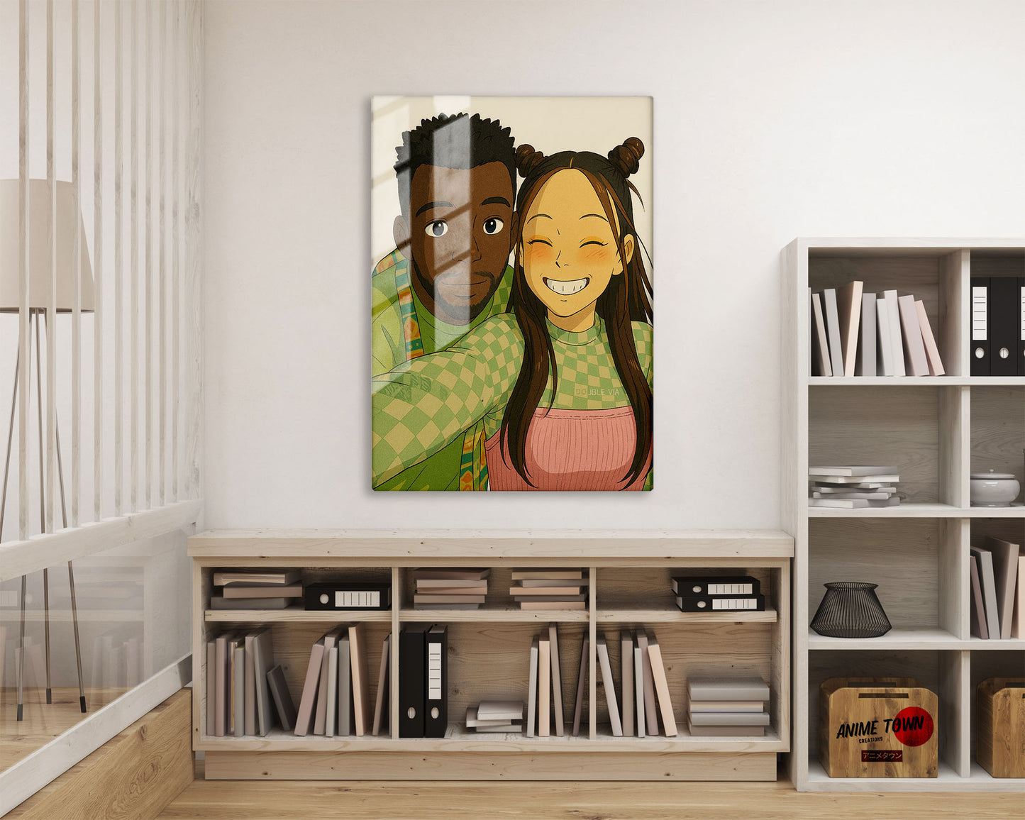Custom S. Ghibli Style Metal Poster - Transform Your Photo into Art