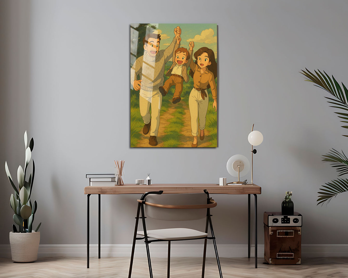 Custom S. Ghibli Style Metal Poster - Transform Your Photo into Art