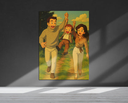 Custom S. Ghibli Style Metal Poster - Transform Your Photo into Art