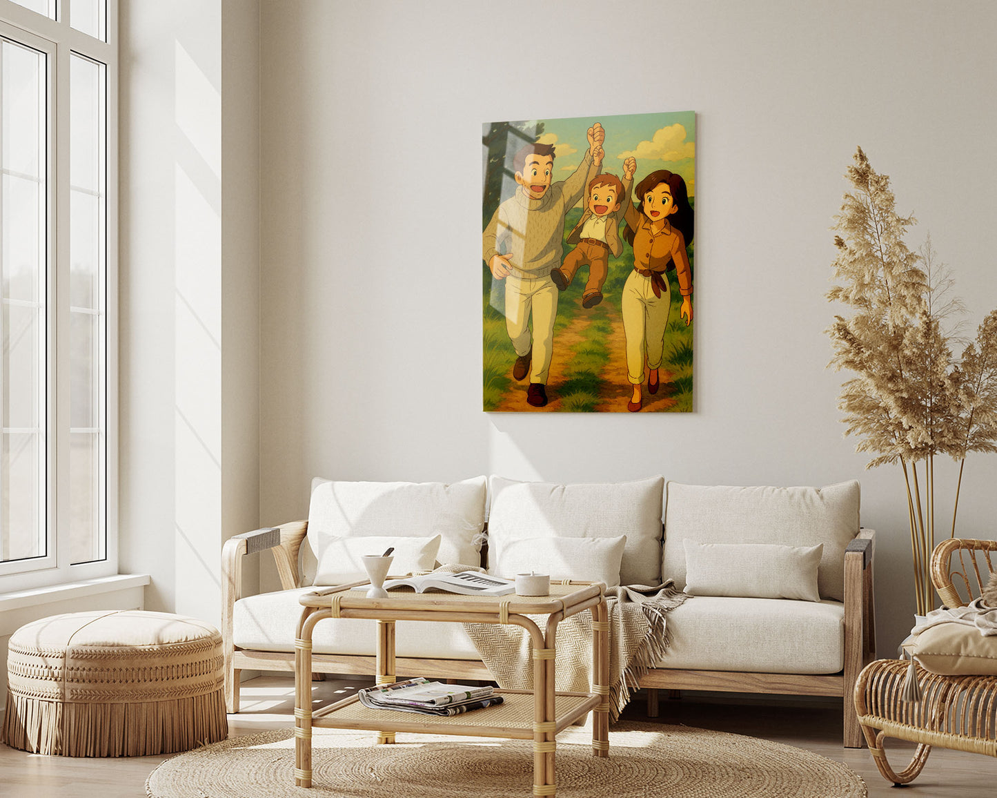 Custom S. Ghibli Style Metal Poster - Transform Your Photo into Art