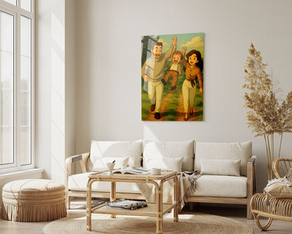 Custom S. Ghibli Style Metal Poster - Transform Your Photo into Art