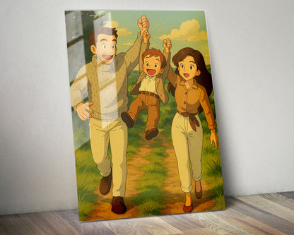 Custom S. Ghibli Style Metal Poster - Transform Your Photo into Art