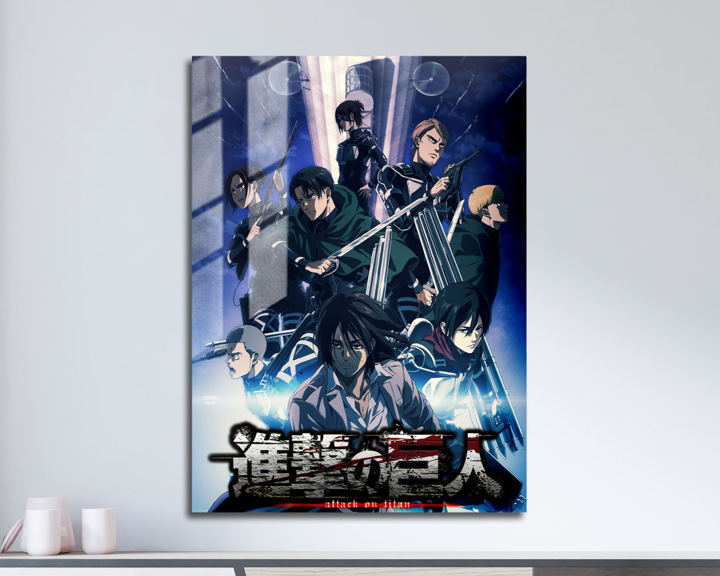 Attack on Titan The Final Season Metal Poster