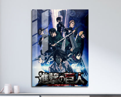 Attack on Titan The Final Season Metal Poster