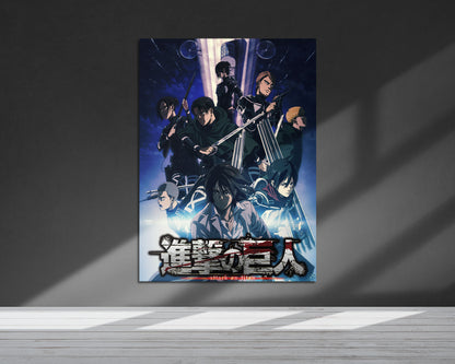 Attack on Titan The Final Season Metal Poster