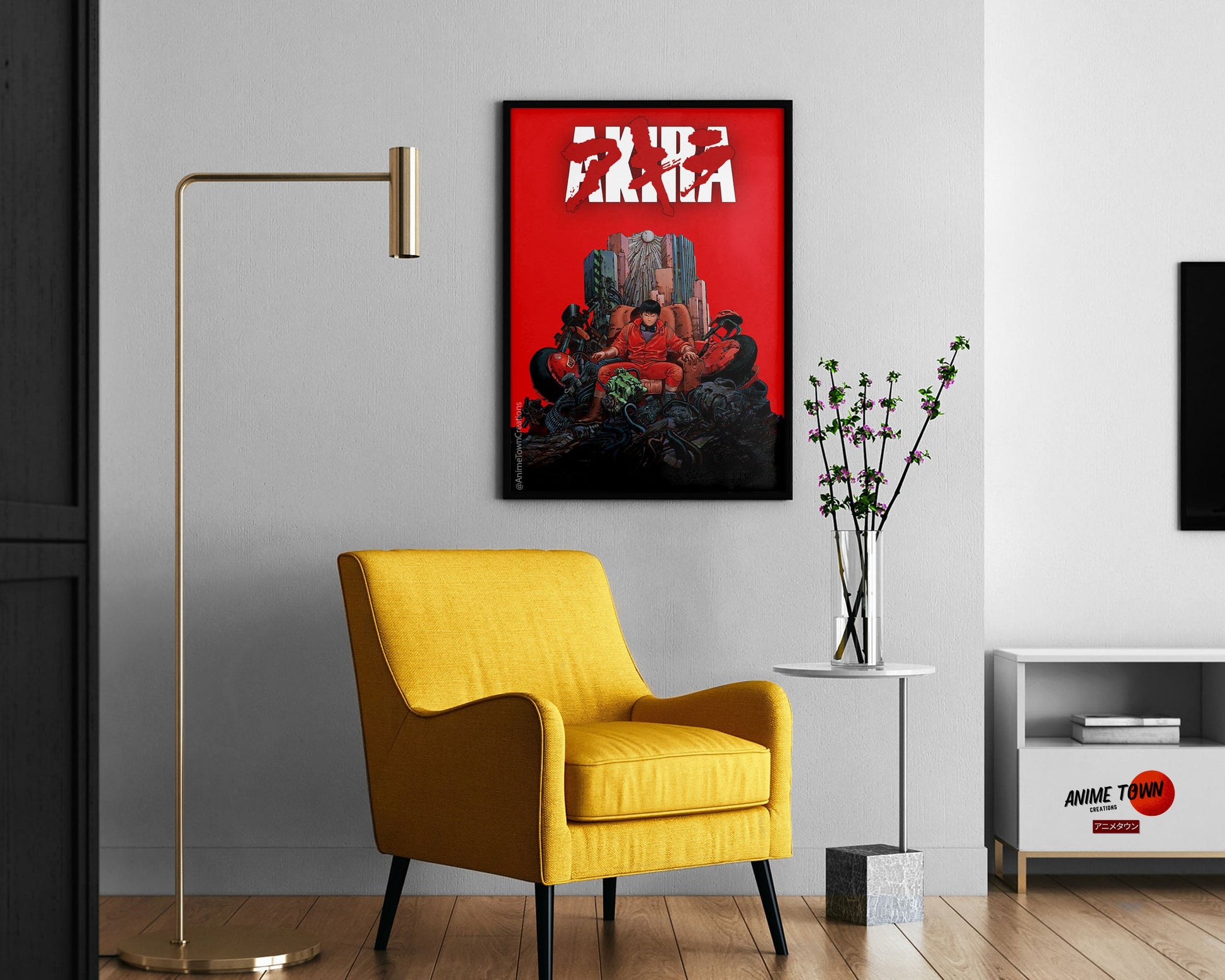 Anime Town Creations Poster Akira Classic Red 11" x 17" Home Goods - Anime Akira Poster
