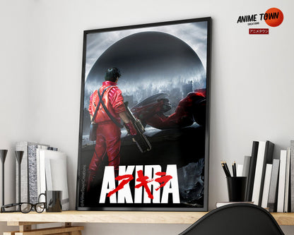 Anime Town Creations Poster Akira Dystopian Black 5" x 7" Home Goods - Anime Akira Poster