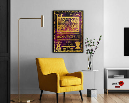 Anime Town Creations Poster Pokemon Ancient Mewtwo Card 11" x 17" Home Goods - Anime Pokemon Poster