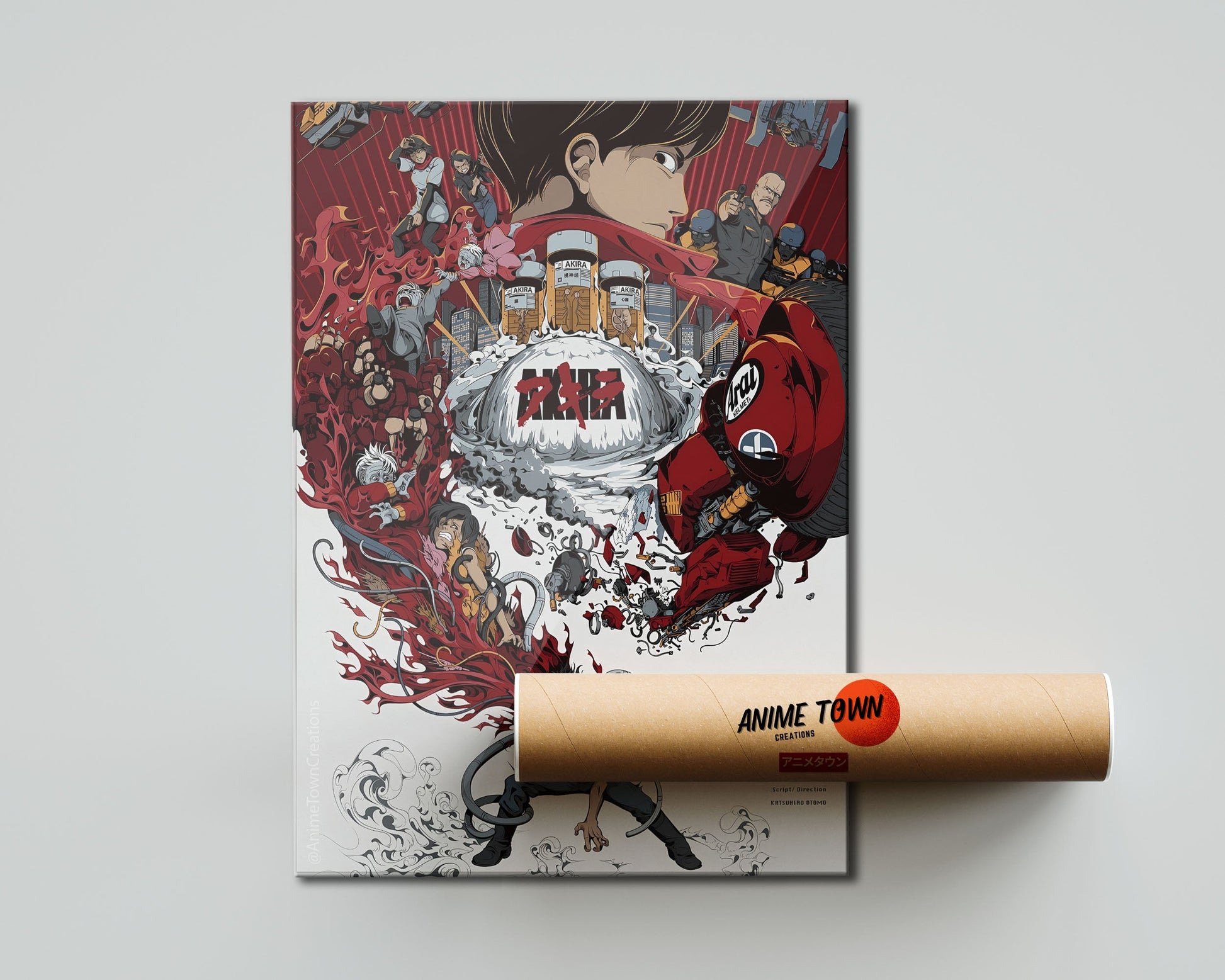 Anime Town Creations Poster Akira Cover 5" x 7" Home Goods - Anime Akira Poster