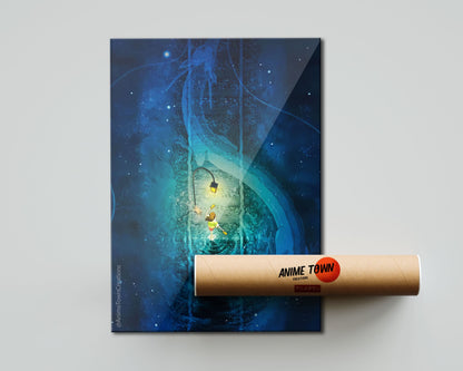 Anime Town Creations Poster Spirited Away Haku Bridge 5" x 7" Home Goods - Anime Spirited Away Poster
