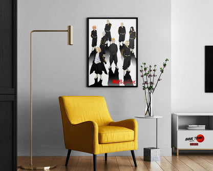 Anime Town Creations Poster Tokyo Manji Gang 11" x 17" Home Goods - Anime Tokyo Revengers Poster