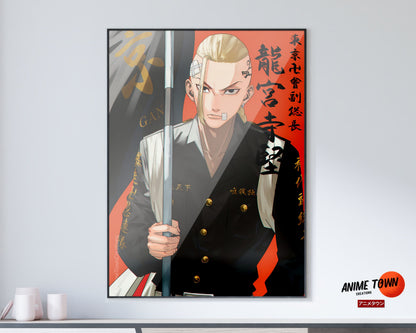 Anime Town Creations Poster Tokyo Revengers Ken Ryuguji 11" x 17" Home Goods - Anime Tokyo Revengers Poster