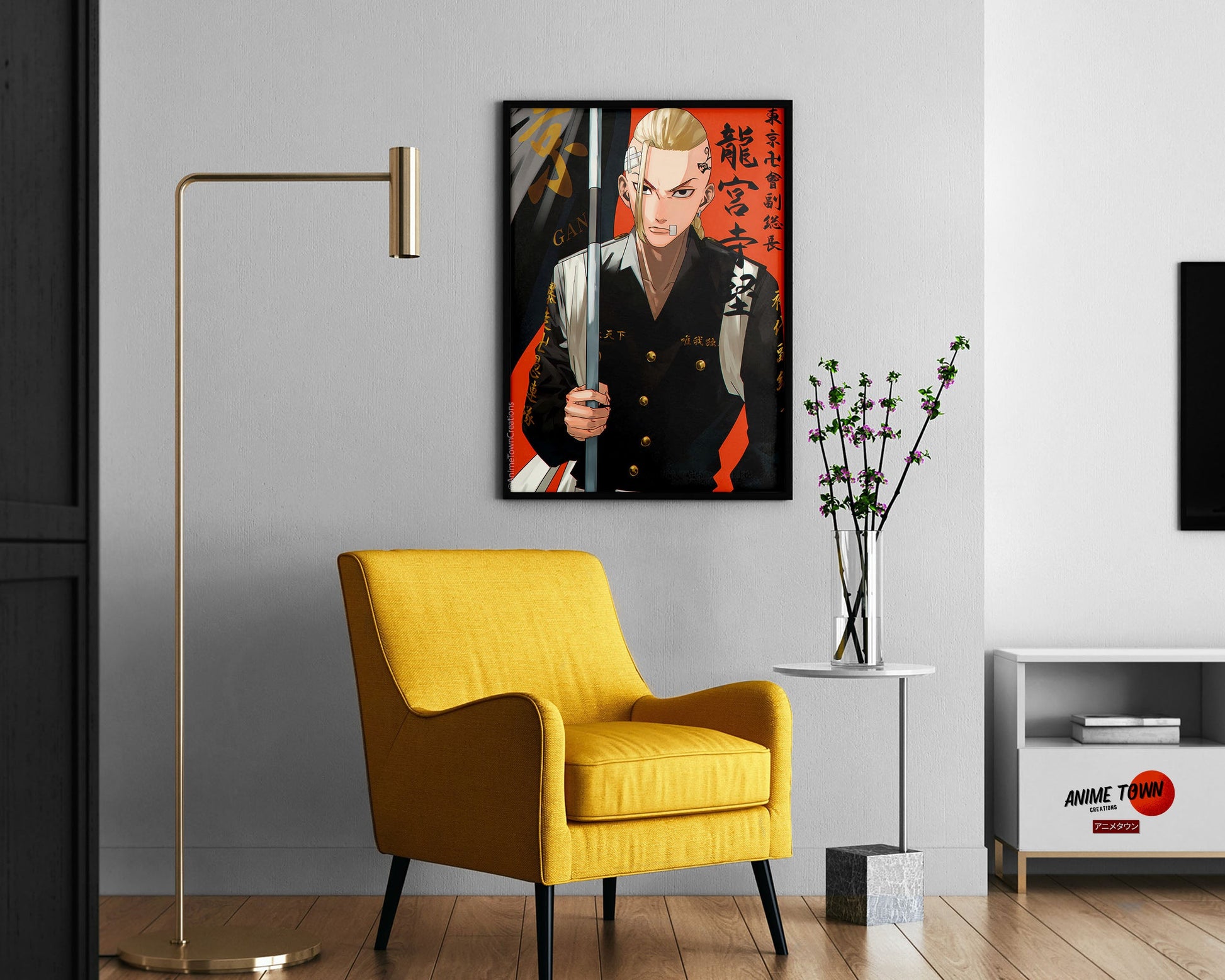 Anime Town Creations Poster Tokyo Revengers Ken Ryuguji 11" x 17" Home Goods - Anime Tokyo Revengers Poster