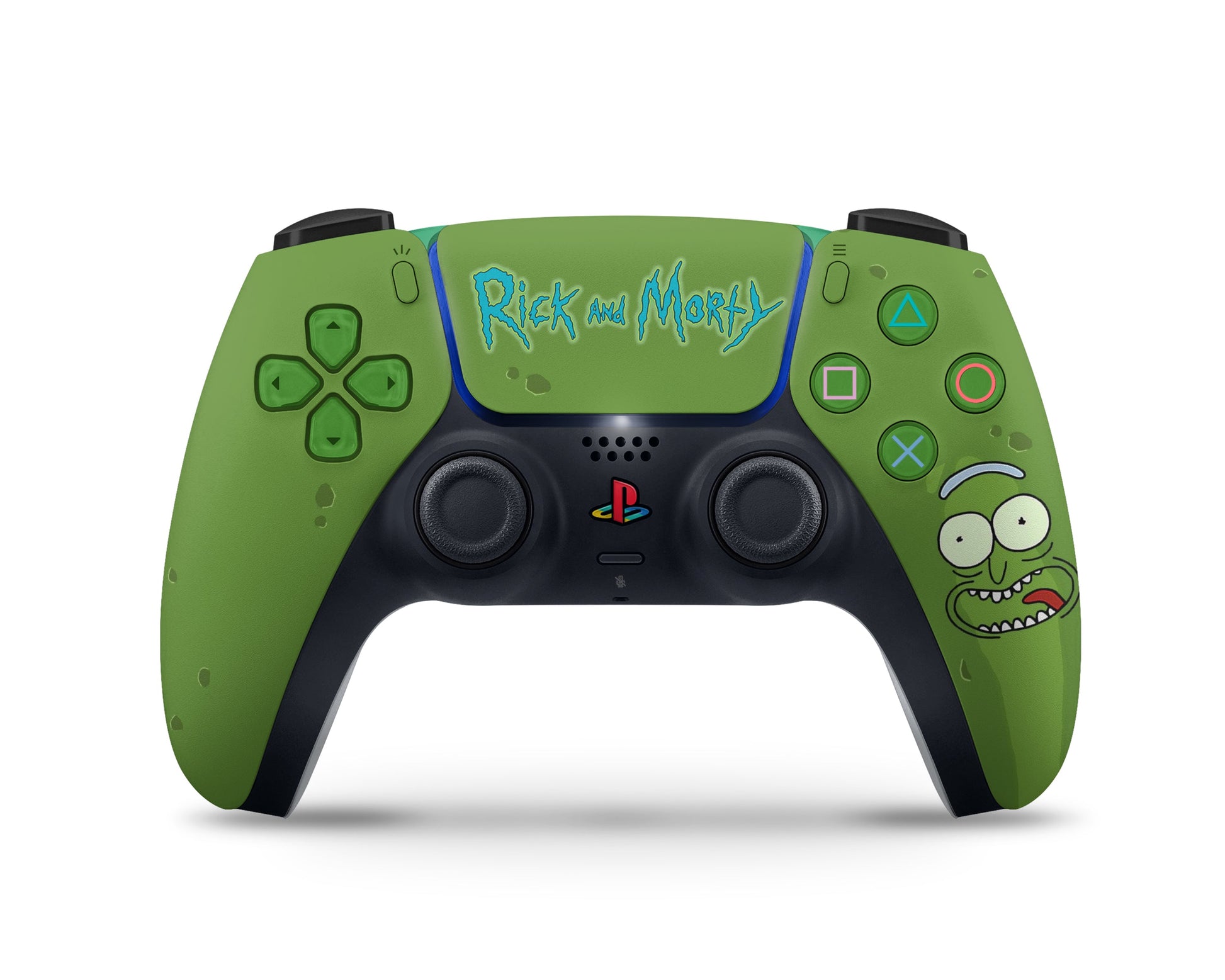 Anime Town Creations PS5 Slim Pickle Rick PS5 Slim Skins - Anime Rick and Morty PS5 Slim Skin