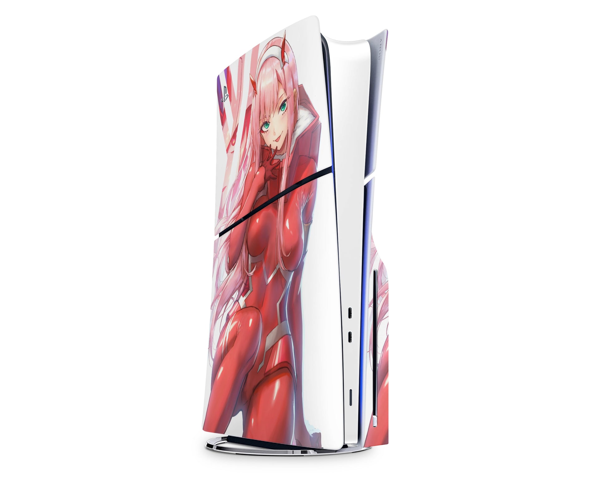 Anime Town Creations PS5 Slim Darling in the Franxx Zero Two PS5 Slim Skins - Anime Darling in the Franxx PS5 Slim Skin