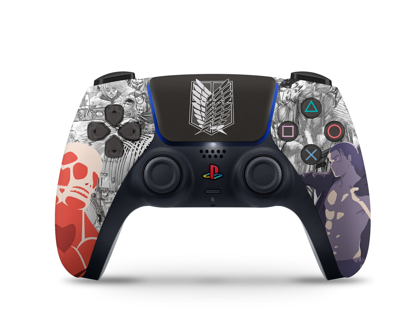 Anime Town Creations PS5 Slim Attack on Titan Eren Yeager Hype PS5 Slim Skins - Anime Attack on Titan PS5 Slim Skin