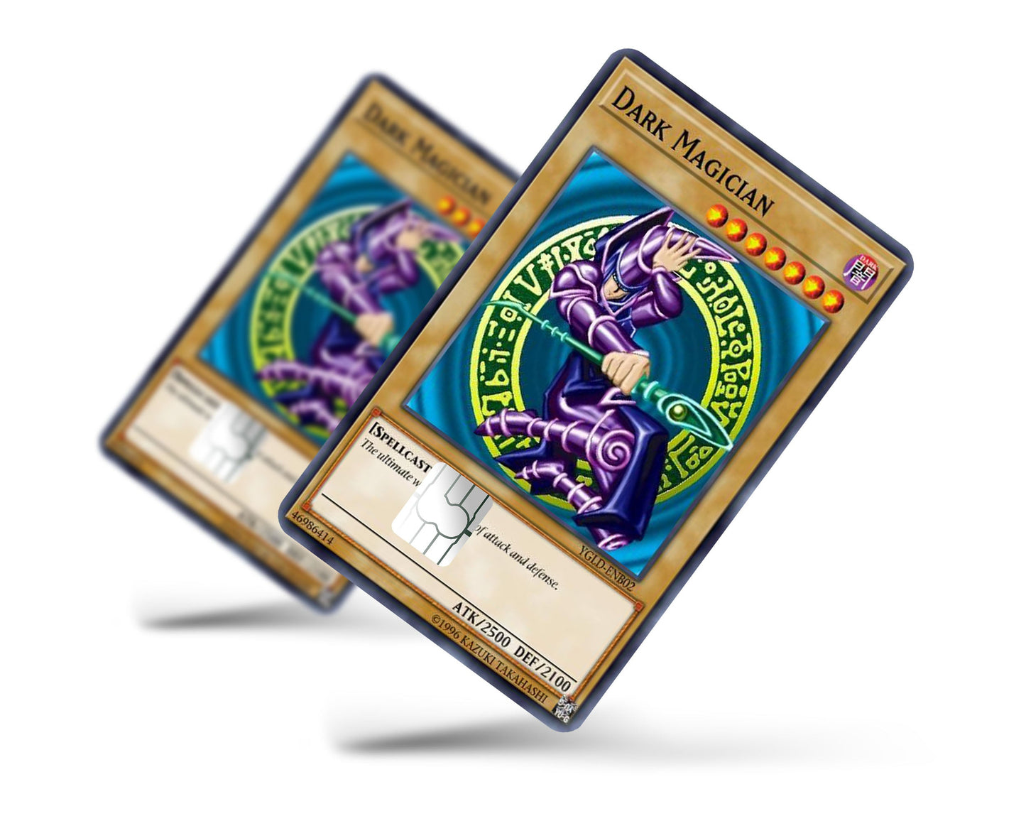 Anime Town Creations Credit Card Dark Magician Card Full Skins - Anime YGO Credit Card Skin