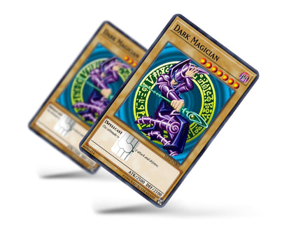 Anime Town Creations Credit Card Dark Magician Card Full Skins - Anime YGO Credit Card Skin