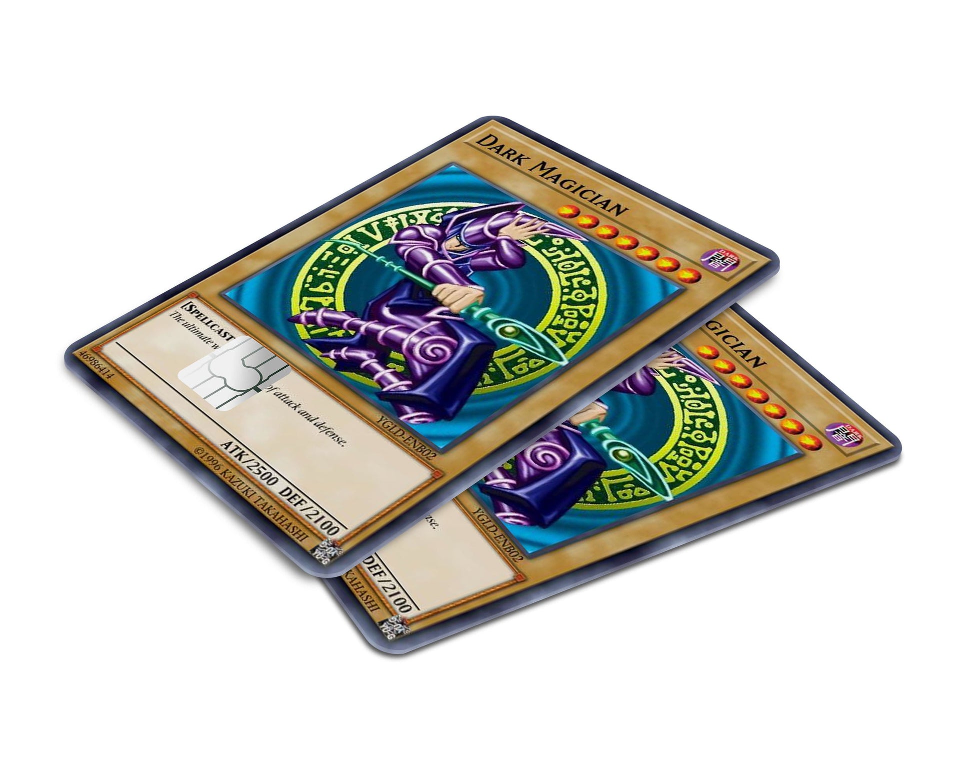 Anime Town Creations Credit Card Dark Magician Card Window Skins - Anime YGO Credit Card Skin