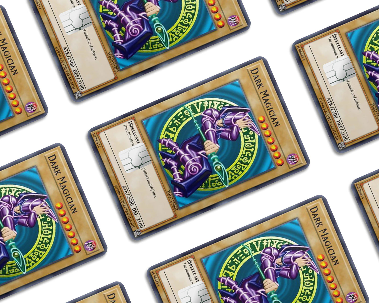 Anime Town Creations Credit Card Dark Magician Card Window Skins - Anime YGO Credit Card Skin