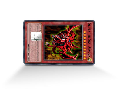 Anime Town Creations Credit Card Slifer the Sky Dragon Card Full Skins - Anime YGO Credit Card Skin