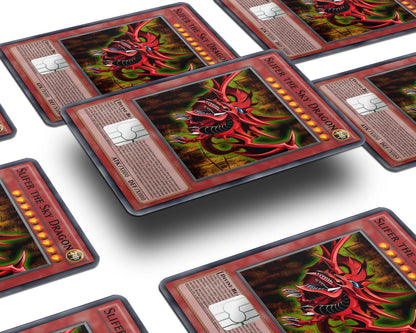 Anime Town Creations Credit Card Slifer the Sky Dragon Card Window Skins - Anime YGO Credit Card Skin