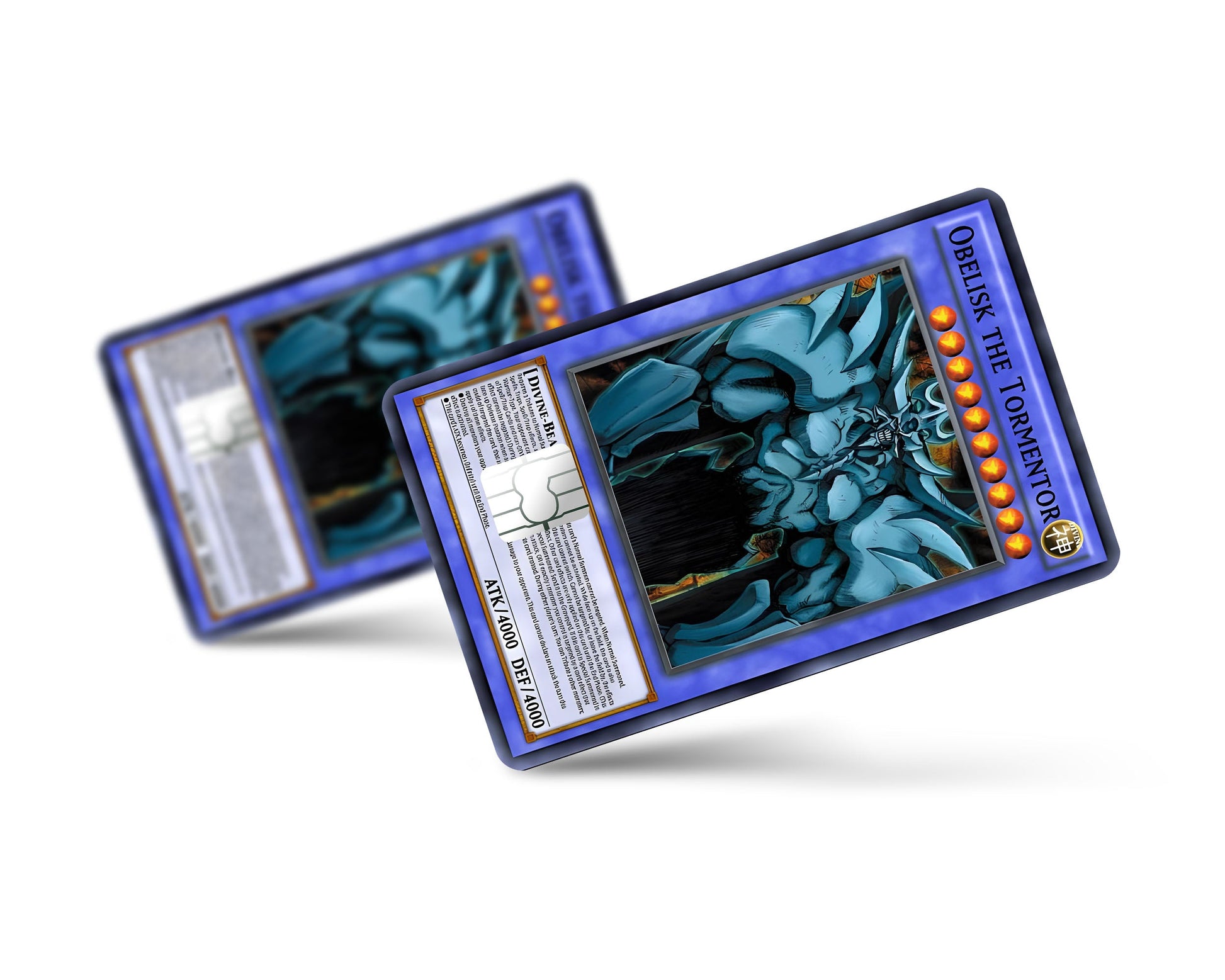 Anime Town Creations Credit Card Obelisk the Tormentor Card Full Skins - Anime YGO Credit Card Skin