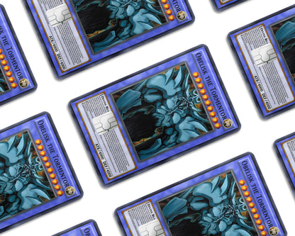 Anime Town Creations Credit Card Obelisk the Tormentor Card Window Skins - Anime YGO Credit Card Skin