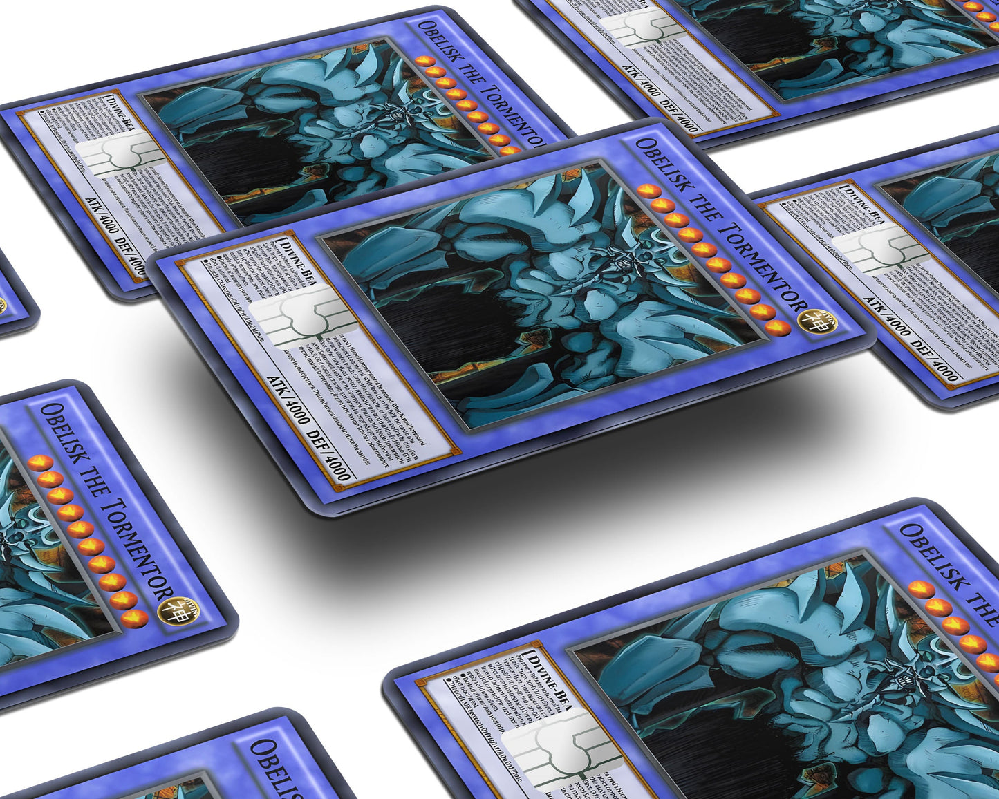 Anime Town Creations Credit Card Obelisk the Tormentor Card Window Skins - Anime YGO Credit Card Skin