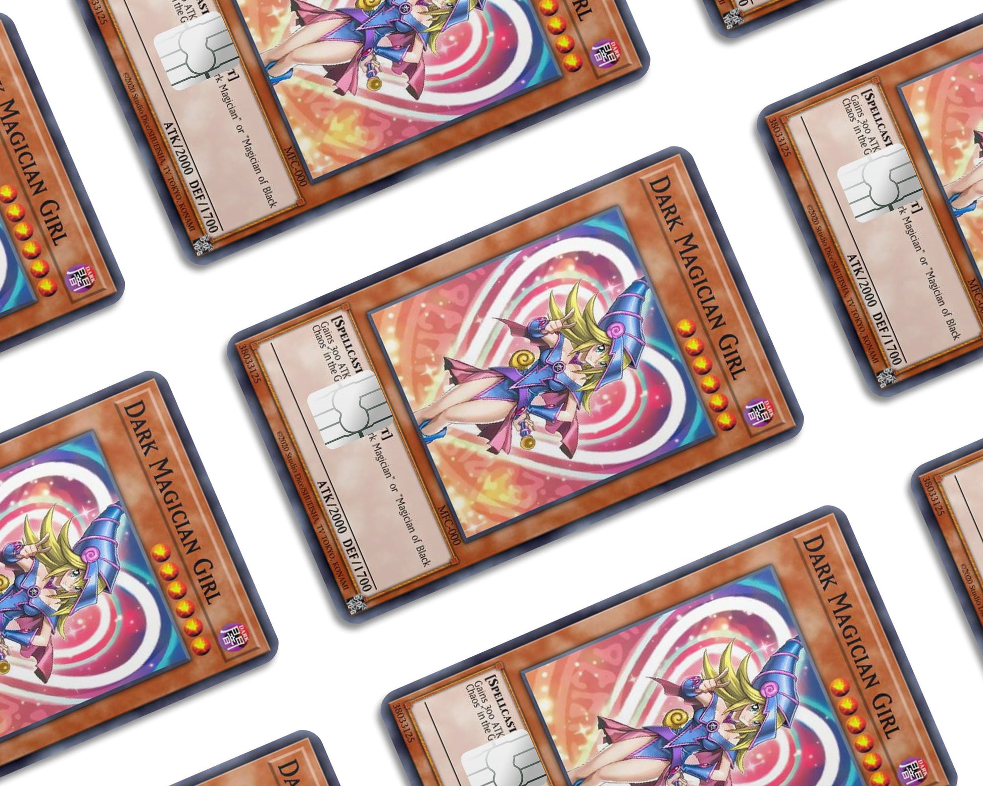 Anime Town Creations Credit Card Dark Magician Girl Card Window Skins - Anime YGO Credit Card Skin