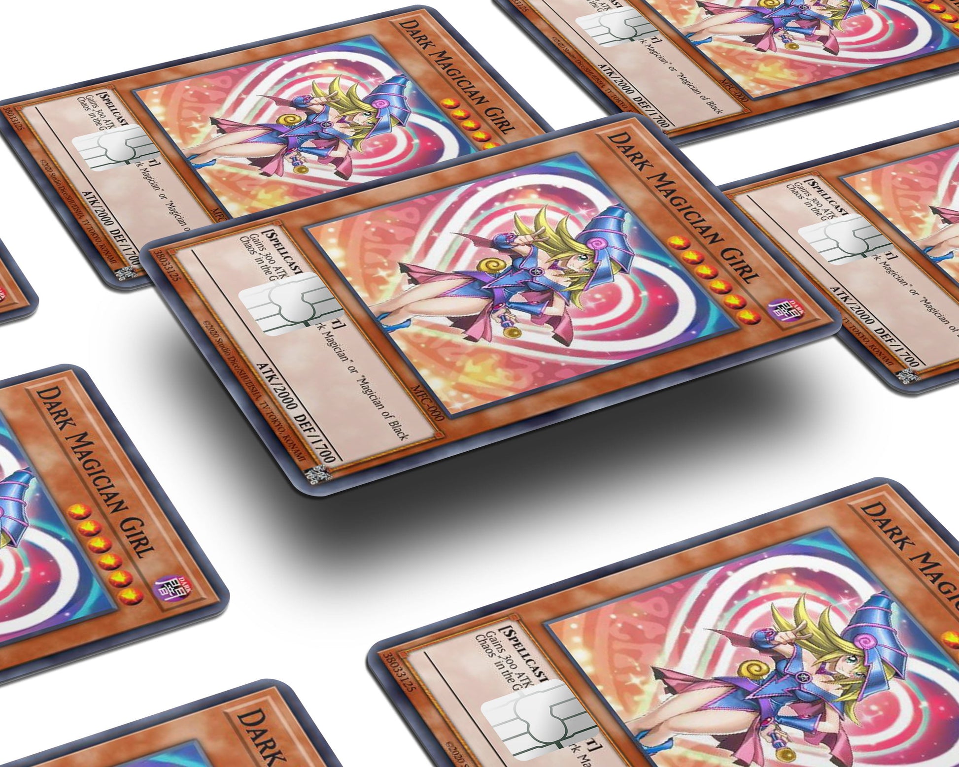 Anime Town Creations Credit Card Dark Magician Girl Card Window Skins - Anime YGO Credit Card Skin