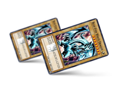 Anime Town Creations Credit Card Blue Eyes White Dragon 1st Edition Card Full Skins - Anime YGO Credit Card Skin