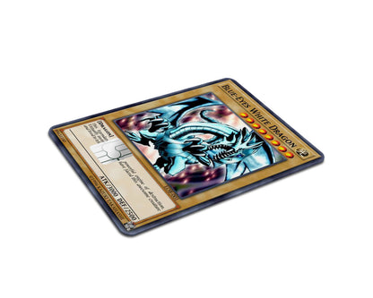 Anime Town Creations Credit Card Blue Eyes White Dragon 1st Edition Card Half Skins - Anime YGO Credit Card Skin