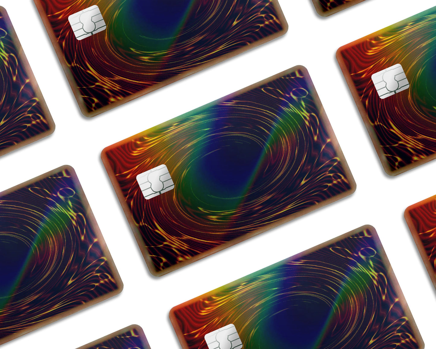 Anime Town Creations Holographic Credit Card Yugi Trading Card Window Skins - Anime YGO Holographic Credit Card Skin
