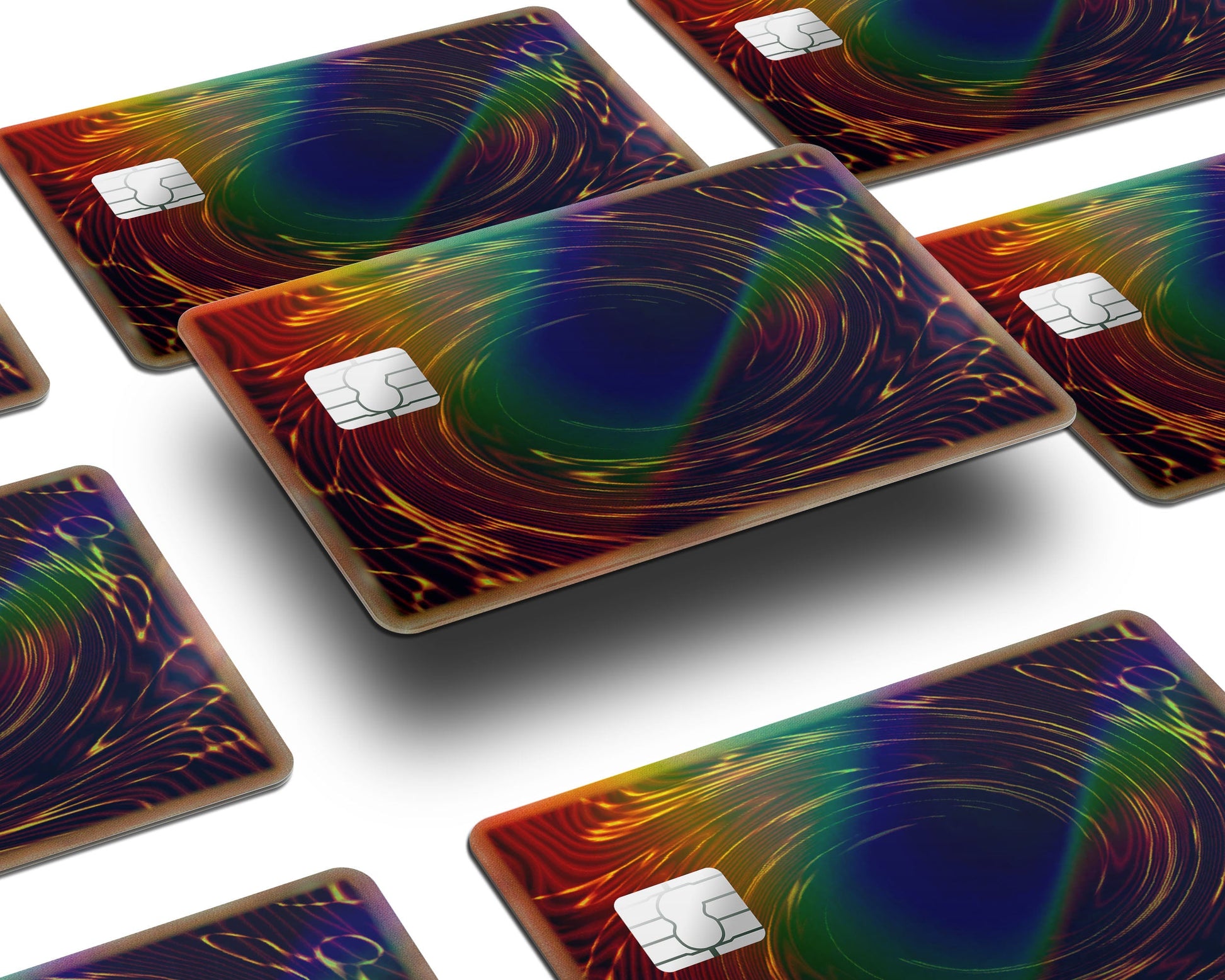 Anime Town Creations Holographic Credit Card Yugi Trading Card Window Skins - Anime YGO Holographic Credit Card Skin