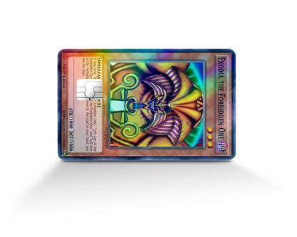 Anime Town Creations Holographic Credit Card Exodia the Forbidden Card Full Skins - Anime YGO Holographic Credit Card Skin