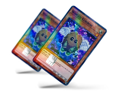 Anime Town Creations Holographic Credit Card Winged Kurobi Card Full Skins - Anime YGO Holographic Credit Card Skin