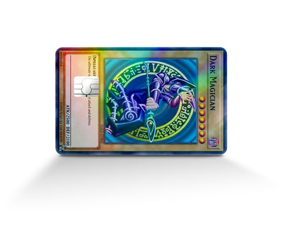 Anime Town Creations Holographic Credit Card Dark Magician Card Full Skins - Anime YGO Holographic Credit Card Skin