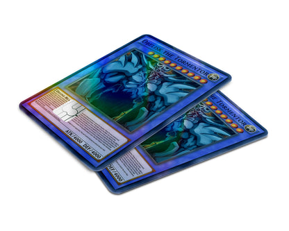 Anime Town Creations Holographic Credit Card Obelisk the Tormentor Card Window Skins - Anime YGO Holographic Credit Card Skin