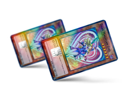 Anime Town Creations Holographic Credit Card Dark Magician Girl Card Full Skins - Anime YGO Holographic Credit Card Skin