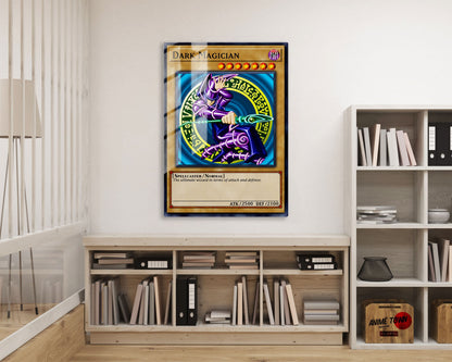 Anime Town Creations Metal Poster Dark Magician Card 16" x 24" Home Goods - Anime YGO Metal Poster